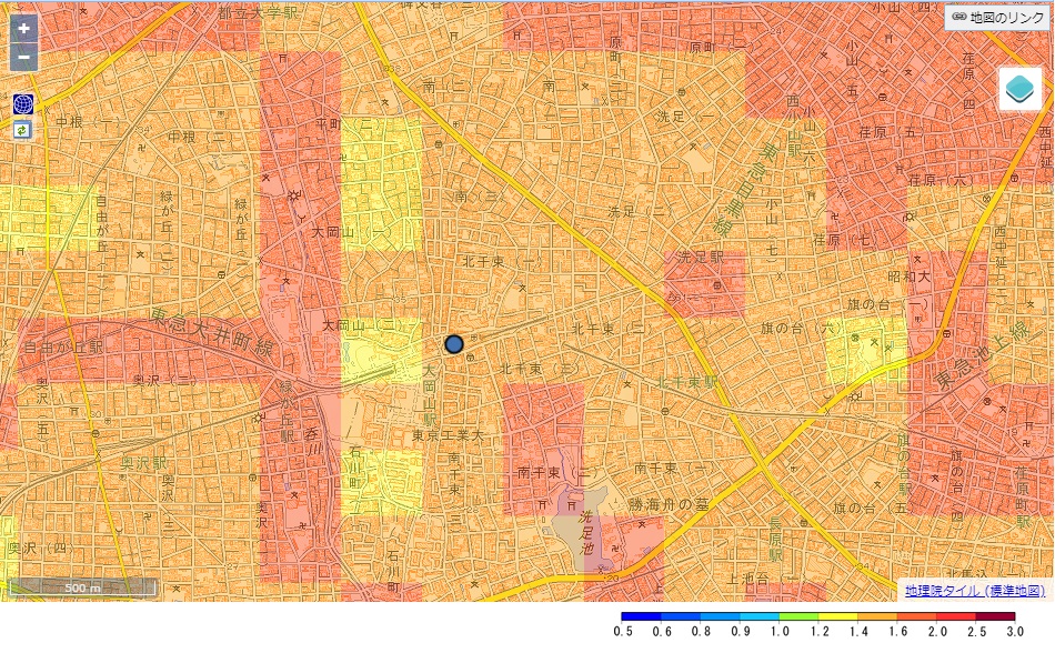 大岡山駅の住みやすさ 治安 災害リスク 地盤は 一人暮らしに安心 などを女性目線で解説 カーサミア